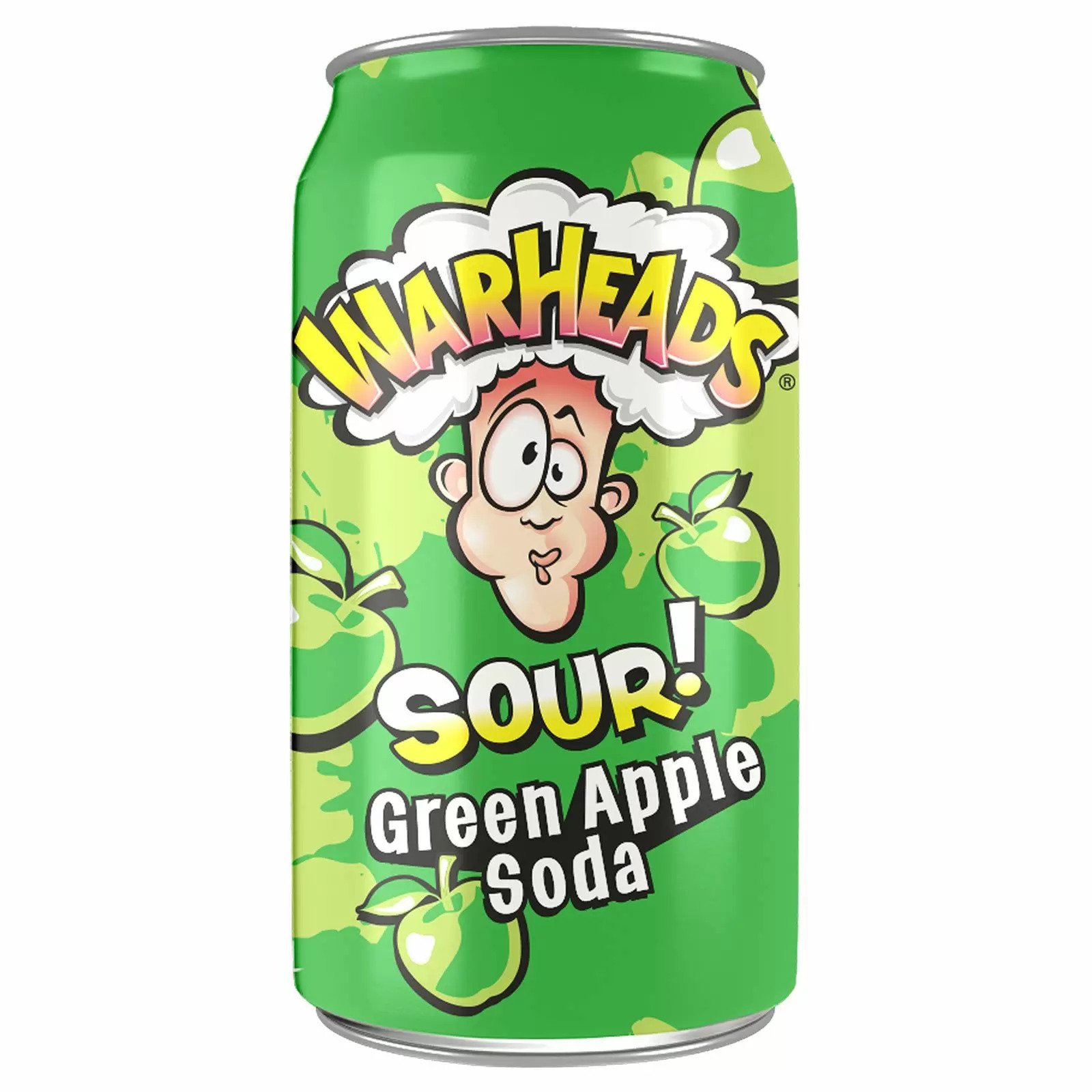 warheads green apple Warheads Green Apple Soda